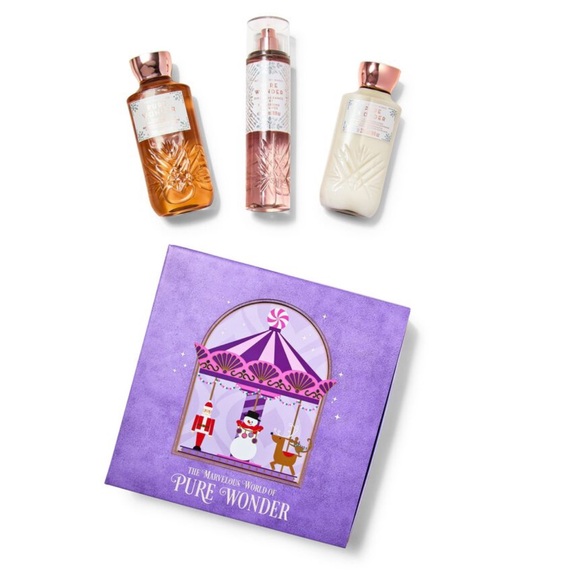 Bath & body Works New full size Pure Wonder 3pc boxed Christmas gift set - Picture 1 of 4